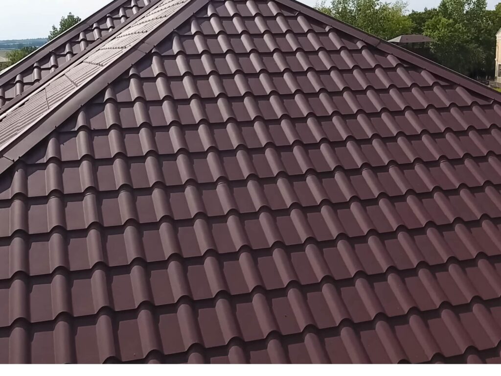 A clean roof showcasing professional roof painting